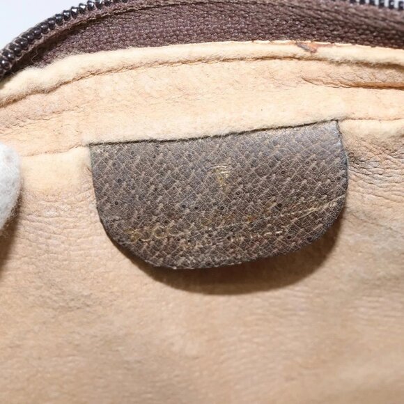 GUCCI GG Supreme Web Sherry Line Shoulder Bag PVC Beige Gold 010 378 Auth 148938 - Picture 10 of 16